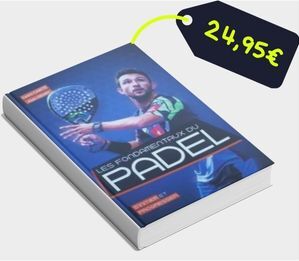 Livre les fondamentaux du Padel par Cédric Carité avec une étiquette à 24,95€